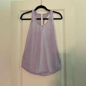 Iululemon Athletica lightweight running tank // light purple // size 4